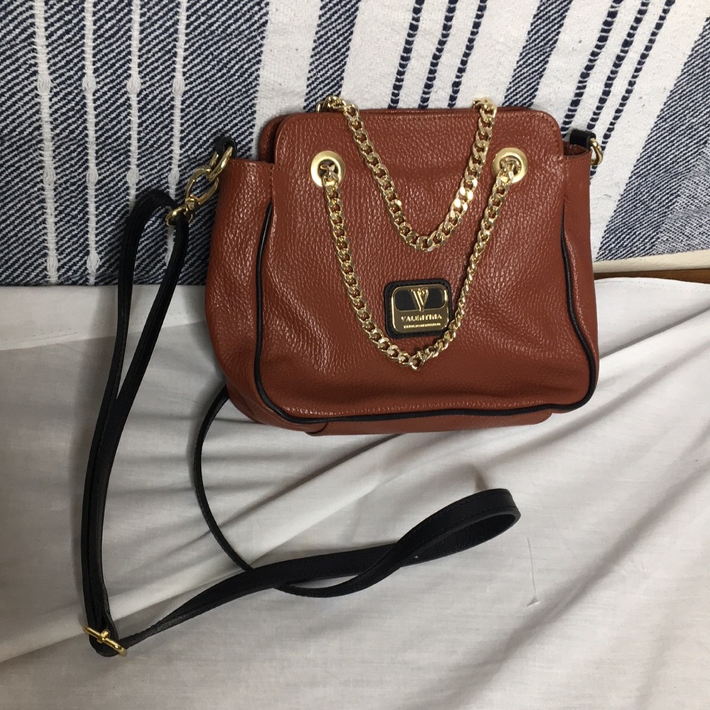 Valentina Leather Crossbody Purse Gem